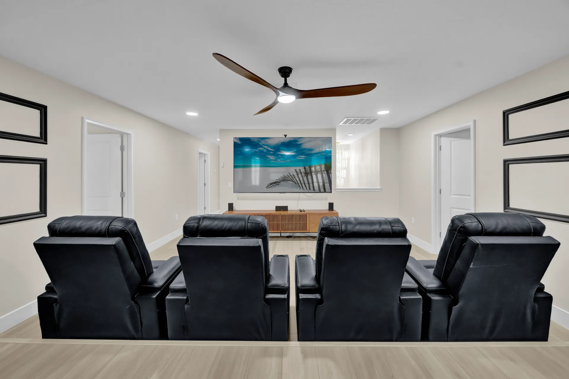 Home Theater at ChampionsGate Luxury Villa in Davenport, Florida