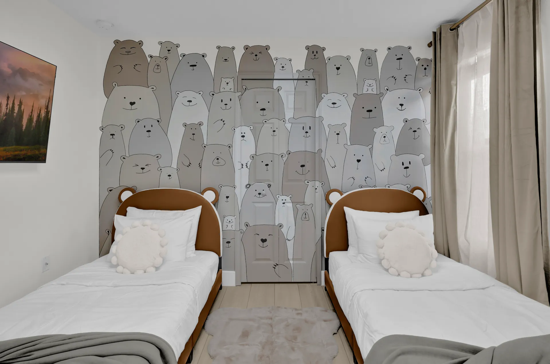 Bear Themed Bedroom at ChampionsGate Luxury Villa in Davenport, Florida