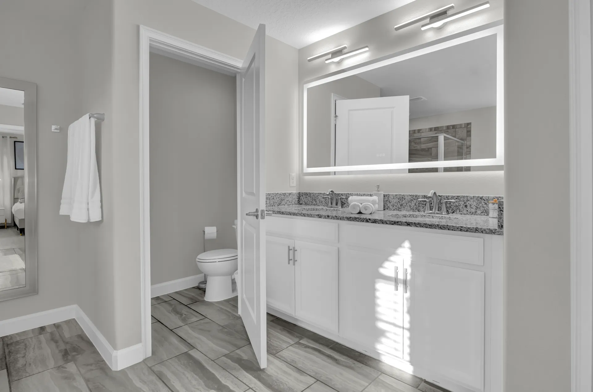 Primary Bathroom at ChampionsGate Luxury Villa in Davenport, Florida