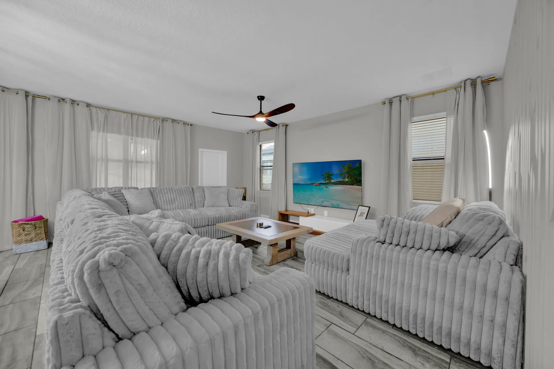 Living Room at ChampionsGate Luxury Villa in Davenport, Florida