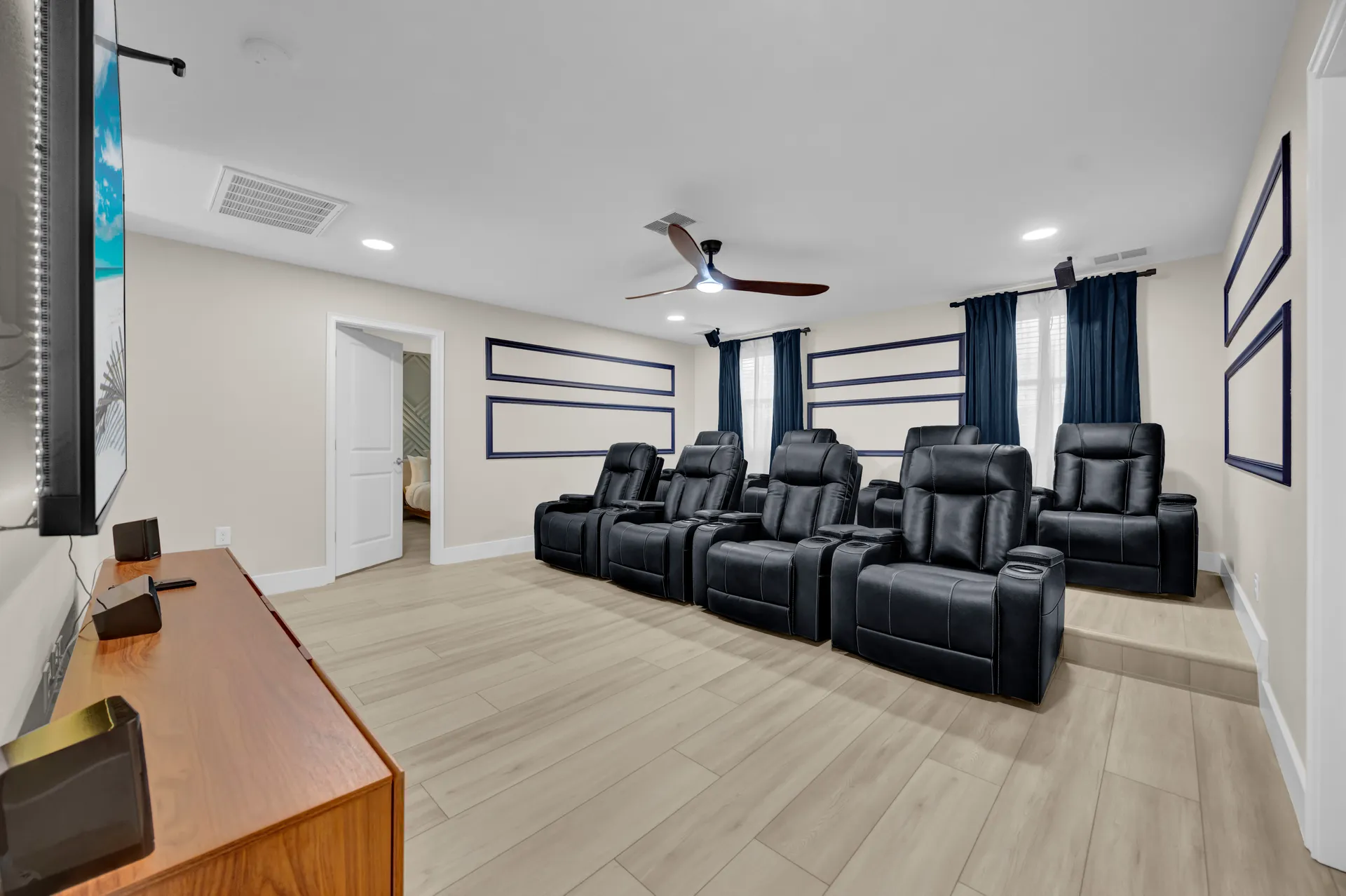 Home Theater at the luxury villa