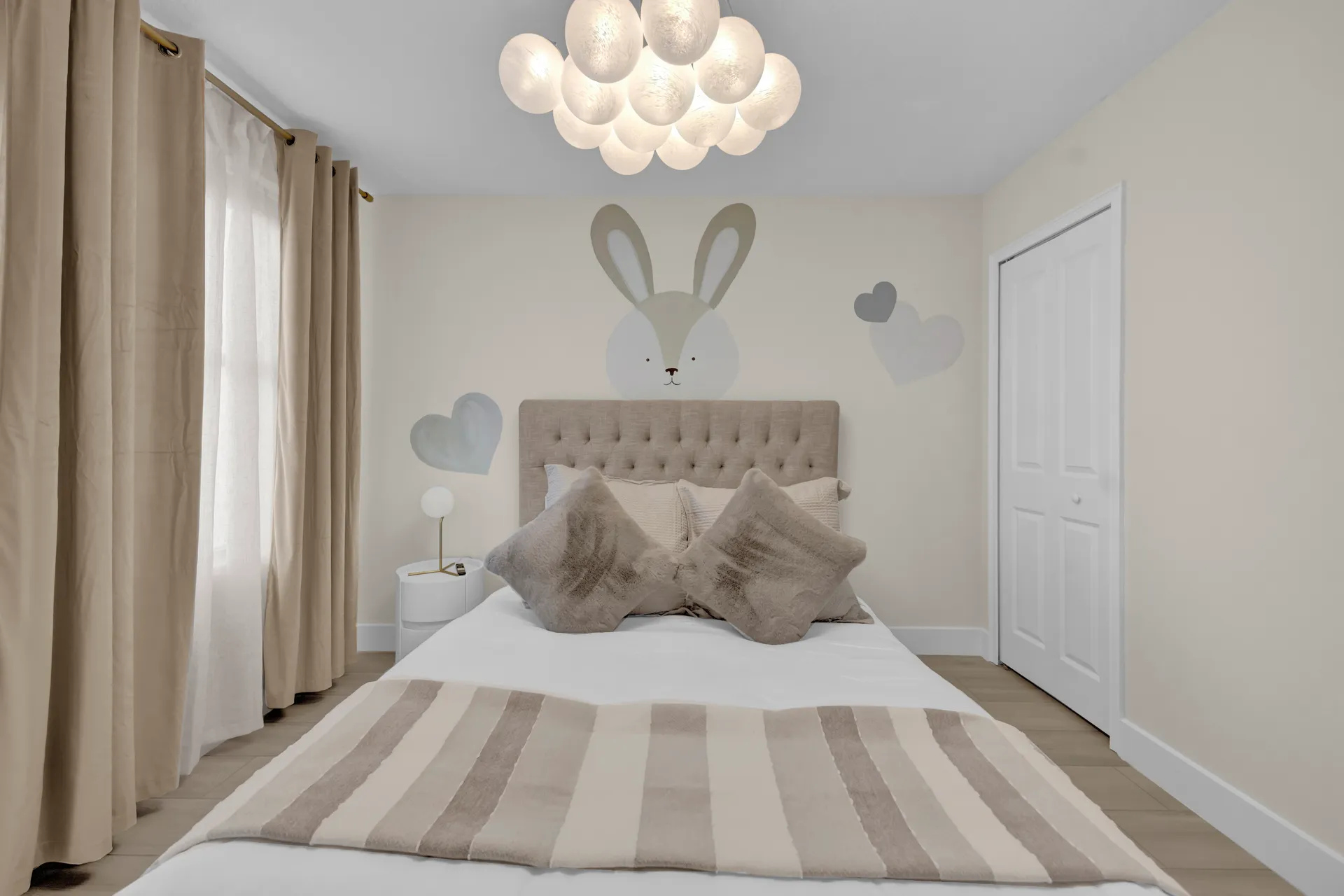 Bunny Themed Bedroom at the luxury villa