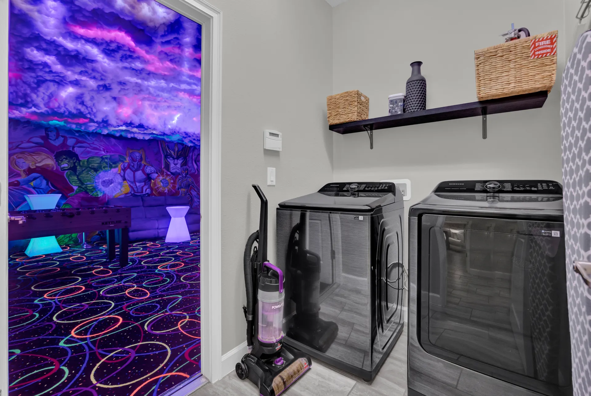 Laundry Room at the luxury villa