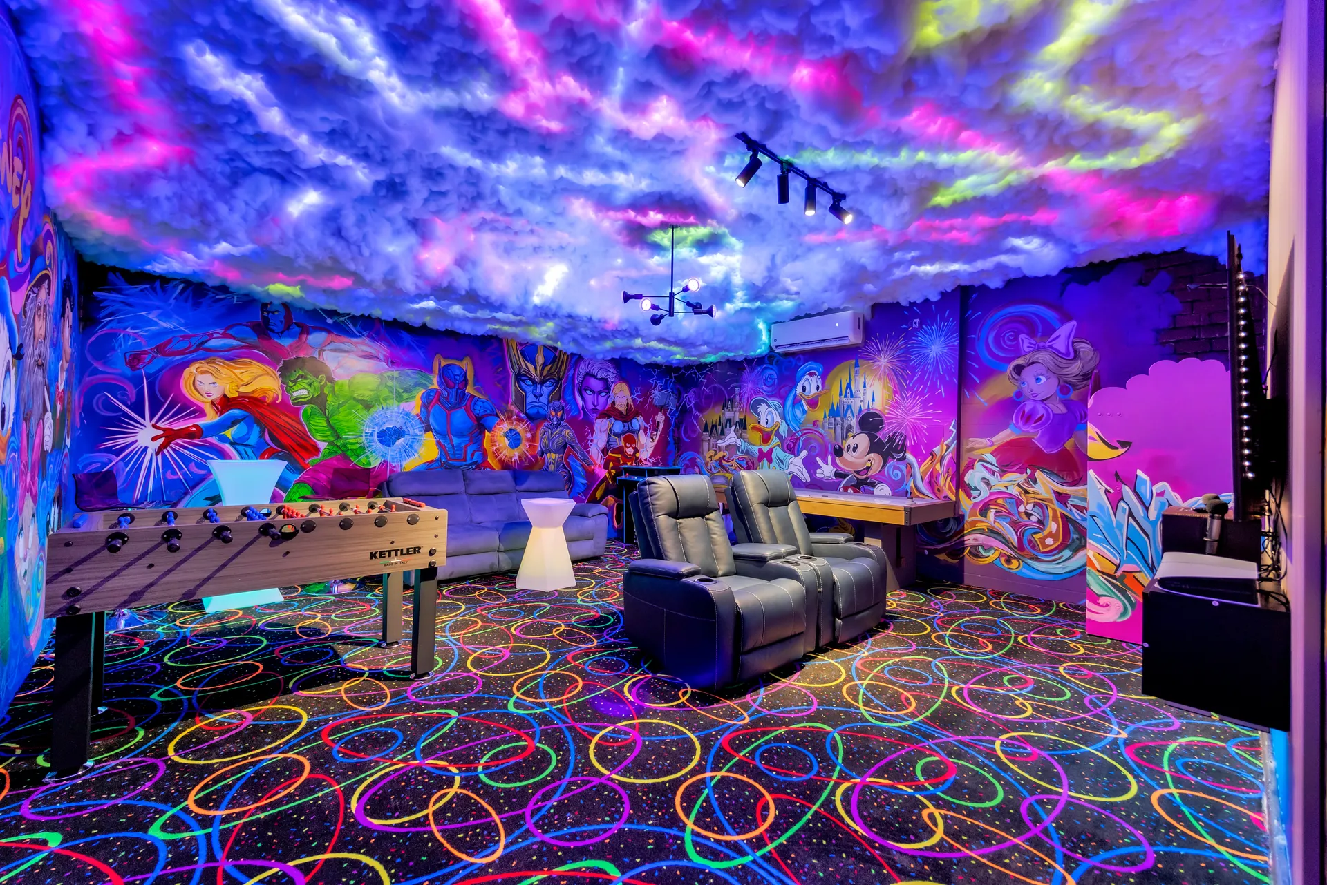 Arcade & Game Room at the luxury villa